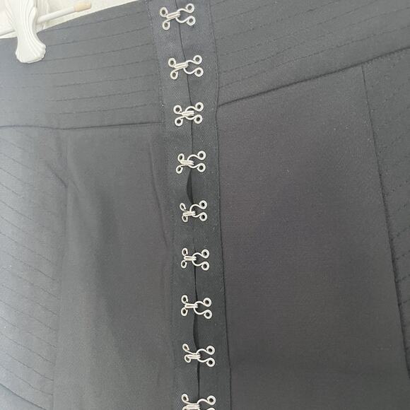 PLT size 6 high waist eyelet corset detail side zip mini skirt - Picture 6 of 7